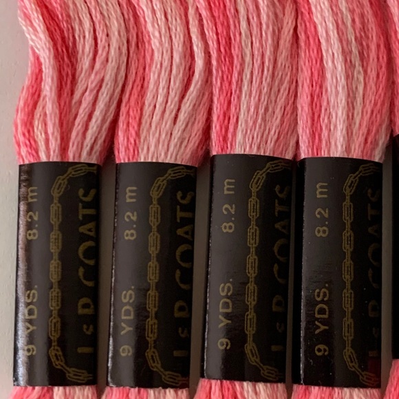 J&P Coats Variegated Embroidery Floss Shaded Roses - Picture 4 of 4